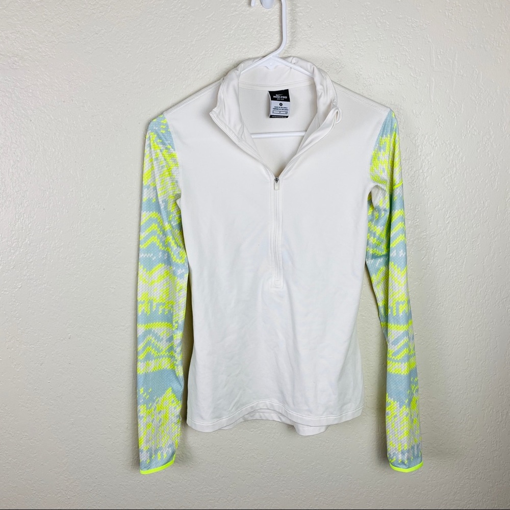Nike Pro Dri Fit half zip pullover size small
